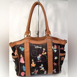 Disney Black and Brown Women's Tote Bag